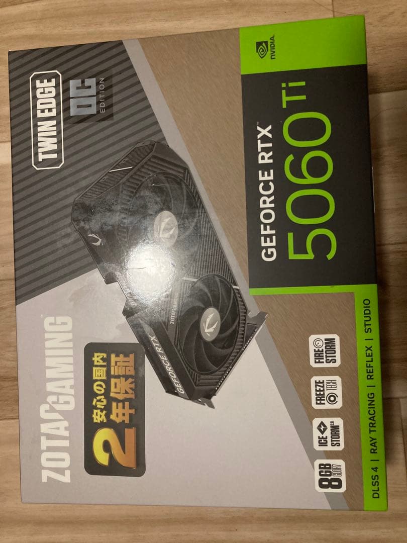 新品ZOTAC GAMING GeForce RTX 5060 Ti OC