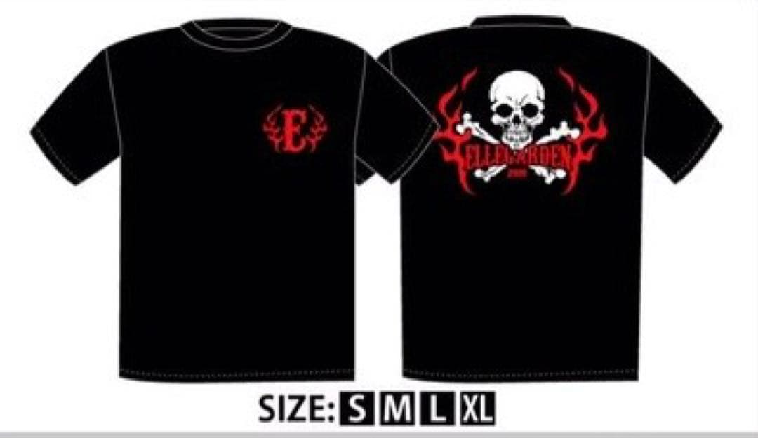 【希少品】エルレガーデン　バンドTシャツ　スカル　2019 Mサイズ