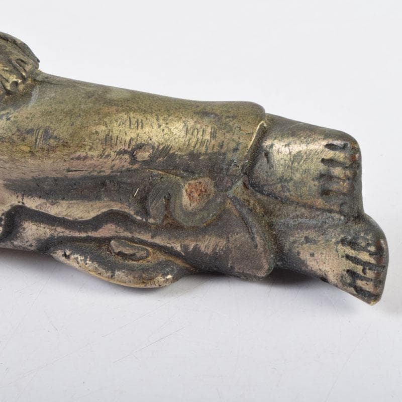 仏教美術　古銅　涅槃像　寝釈迦像　仏像　置物　N　8702