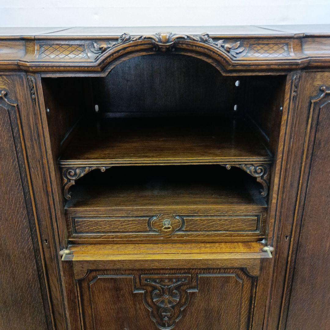 キャビネット　アンティーク　猫脚　外国製