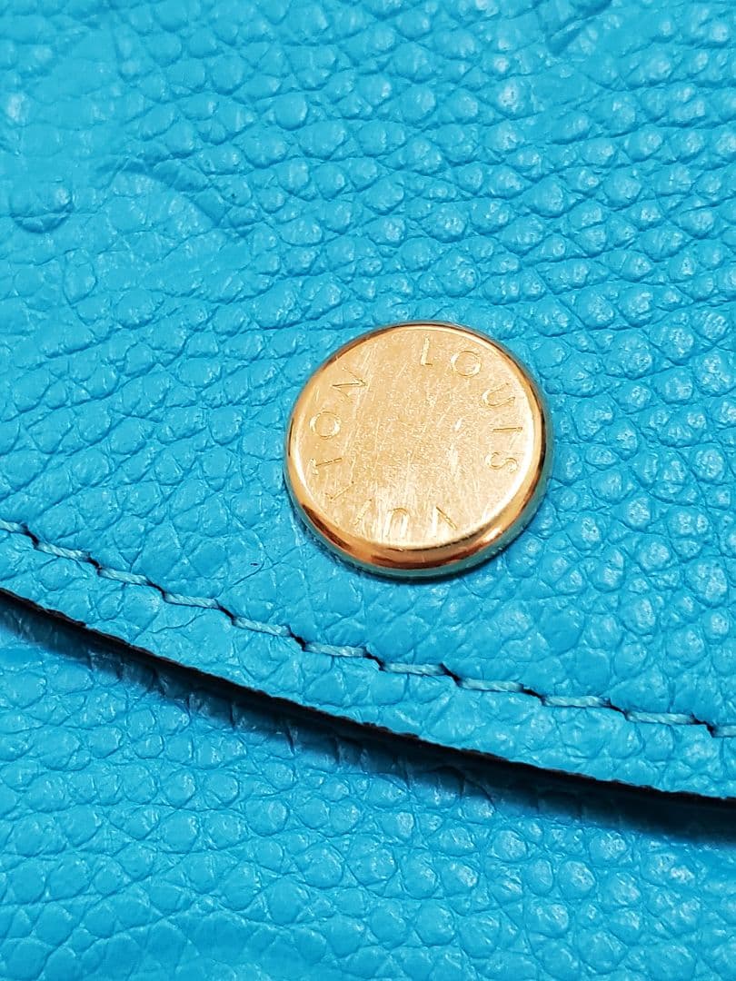 【モナモナ】ポルトモネ・ロザリ☆財布☆ターコイズブルー