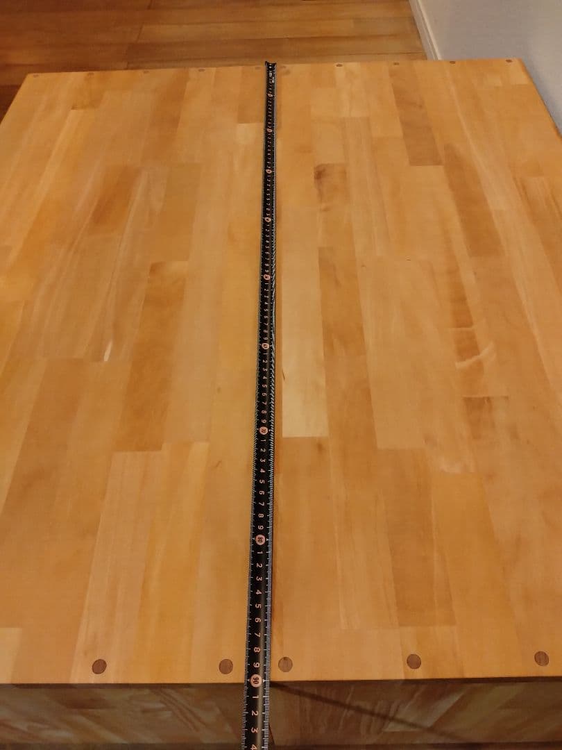 木製　ハンドメイド　オーダー　コの字　キヌカ　机　テーブル　サイドテーブル