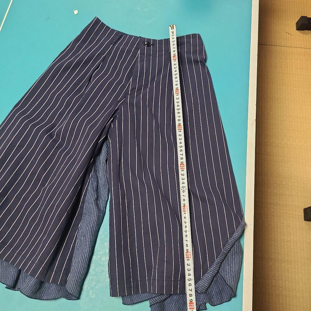 KAPITAL　ネイビー ストライプ 　スカート