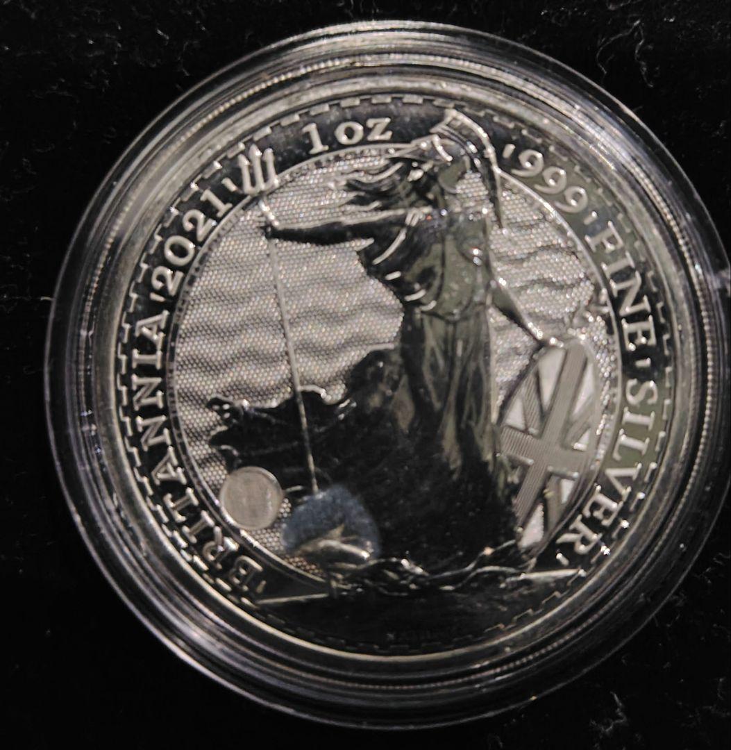 2021年製ブリタニア/ 1oz 銀貨 /エリザベス女王