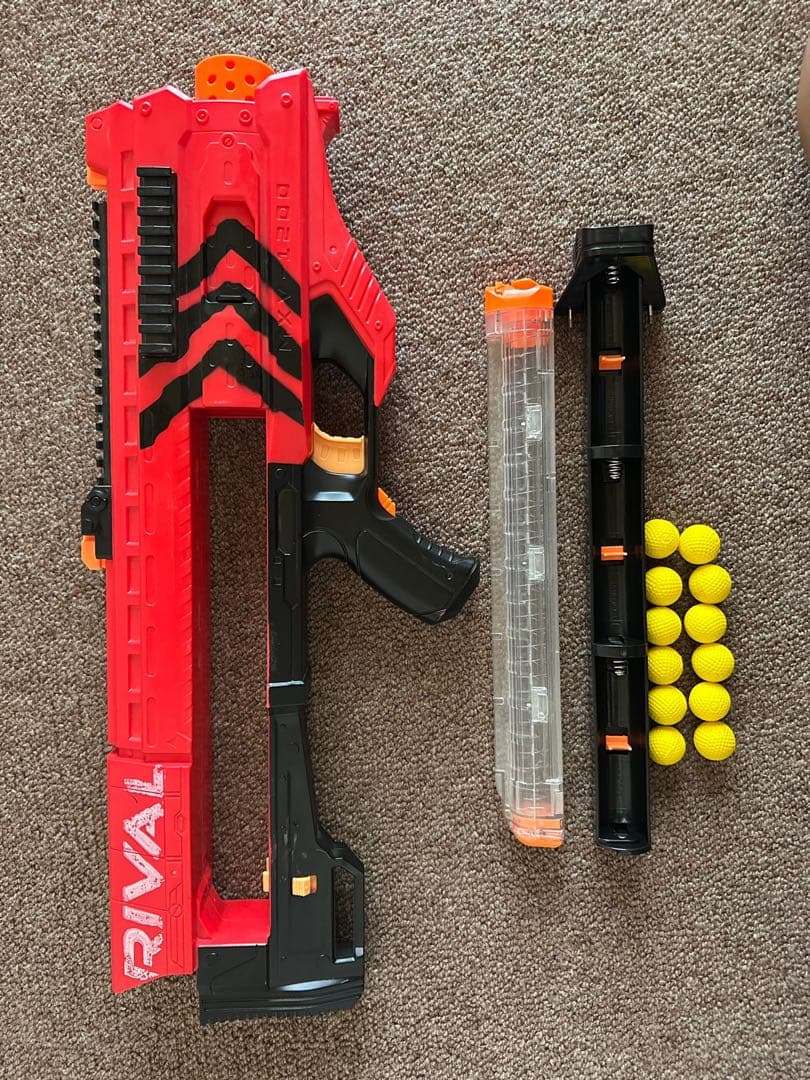 ナーフRIVAL 1500 エアソフトガン 赤黒