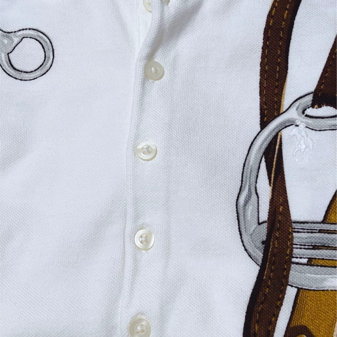 新品！ラルフローレン　オクスフォード生地　ベルト柄ポロシャツ