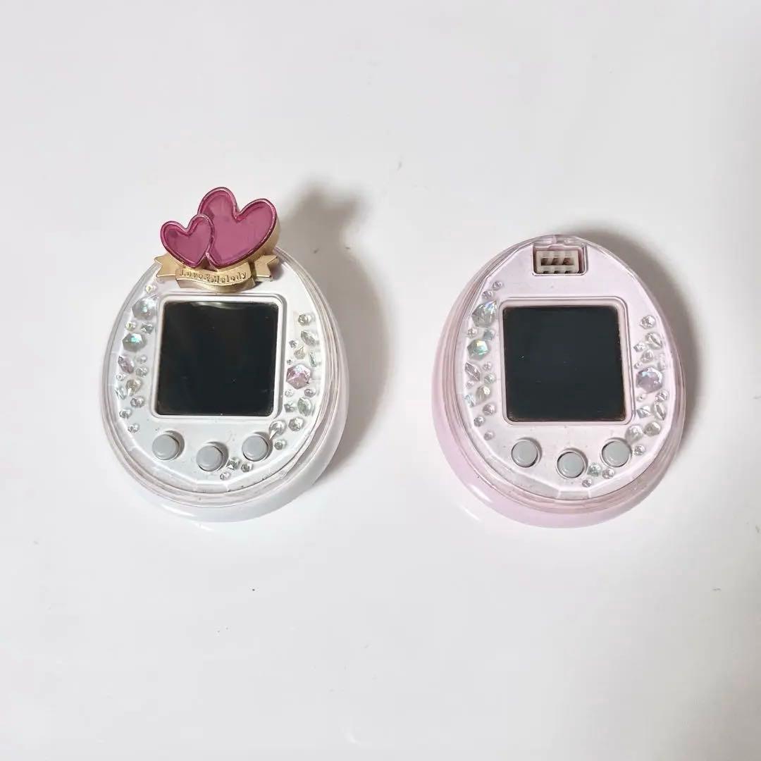 たまごっちピース ホワイト＆ピンク Tamagotchi P's ピアス付き