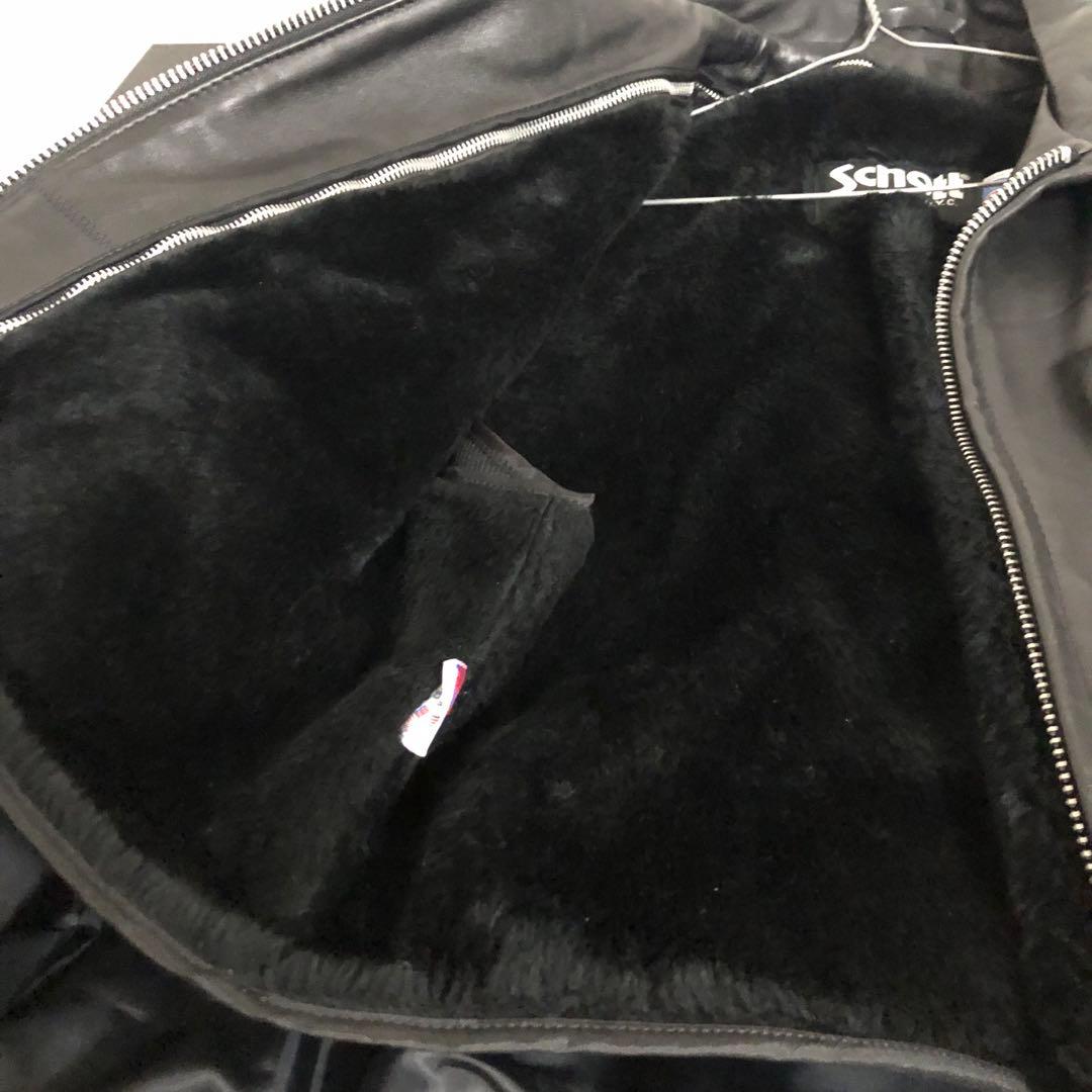 極美品 schott レザージャケット642 44サイズ ライナー付き