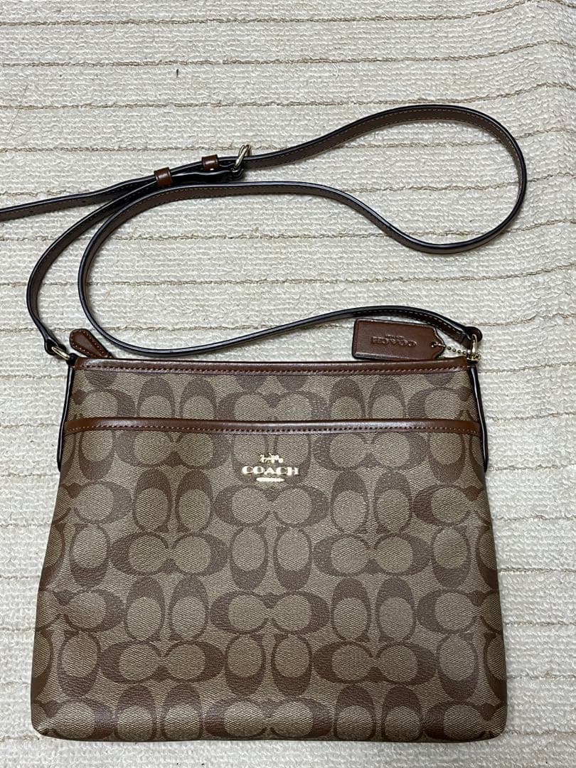 COACH ブラウン ショルダーバッグ未使用品