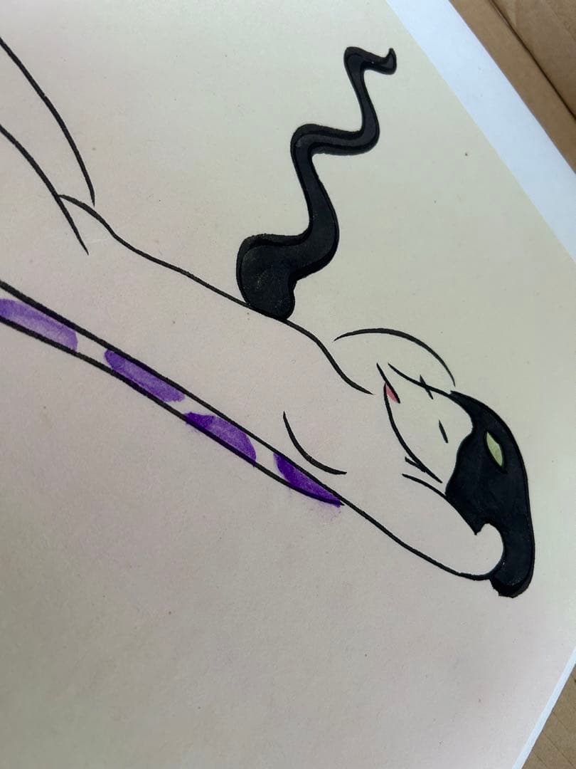 女かっぱ　清水崑　真作　肉筆　3葉まとめて