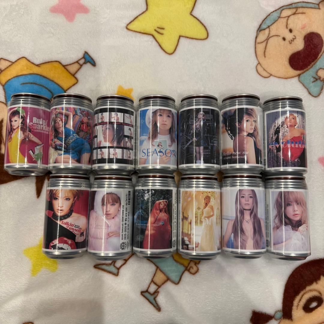 浜崎あゆみ　オリジナルラベル缶　13種コンプリートセット　ayu缶　自販機