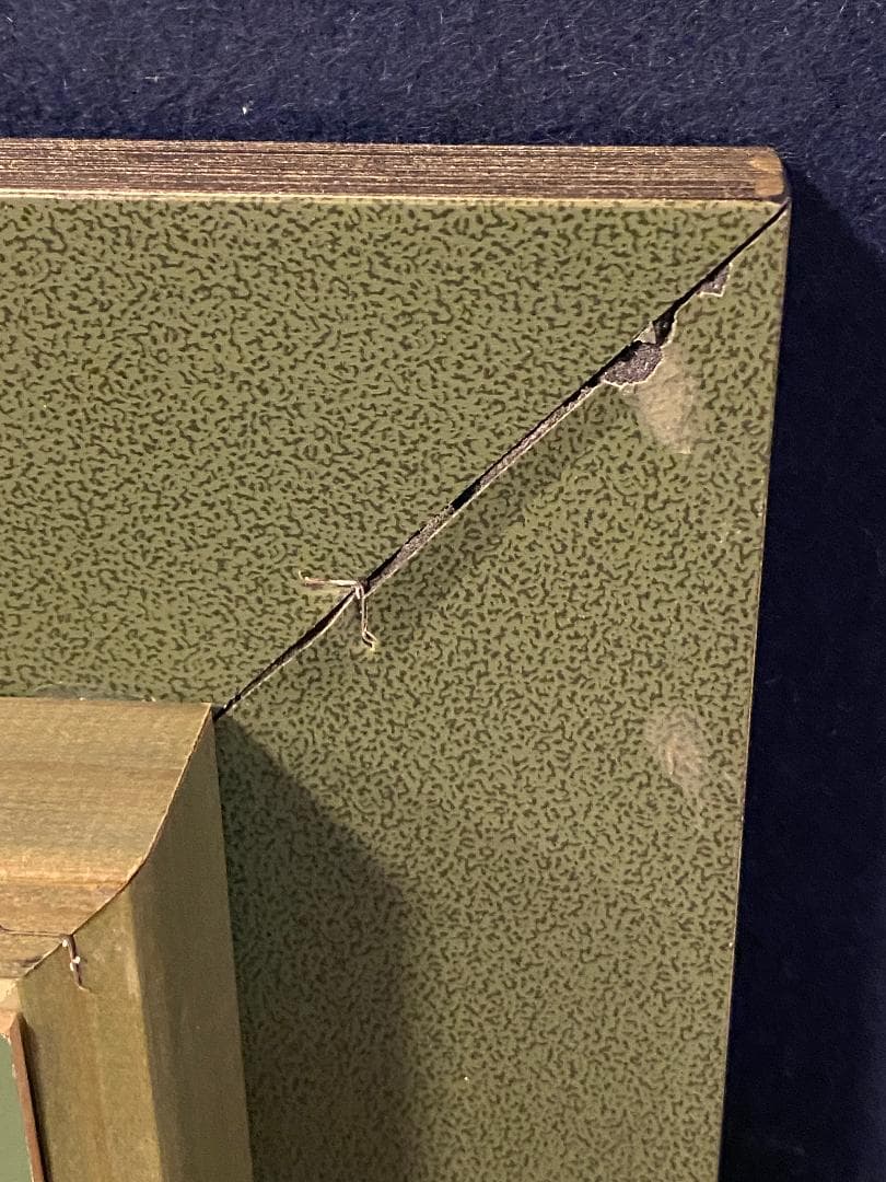 ★「真作」大山功「北アルプス 白馬岳」風景画　油彩画　額装　サイン有り　F8号