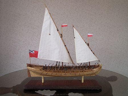 帆船模型完成品 ダブルボート　－あなたのお部屋に一層の品格を－