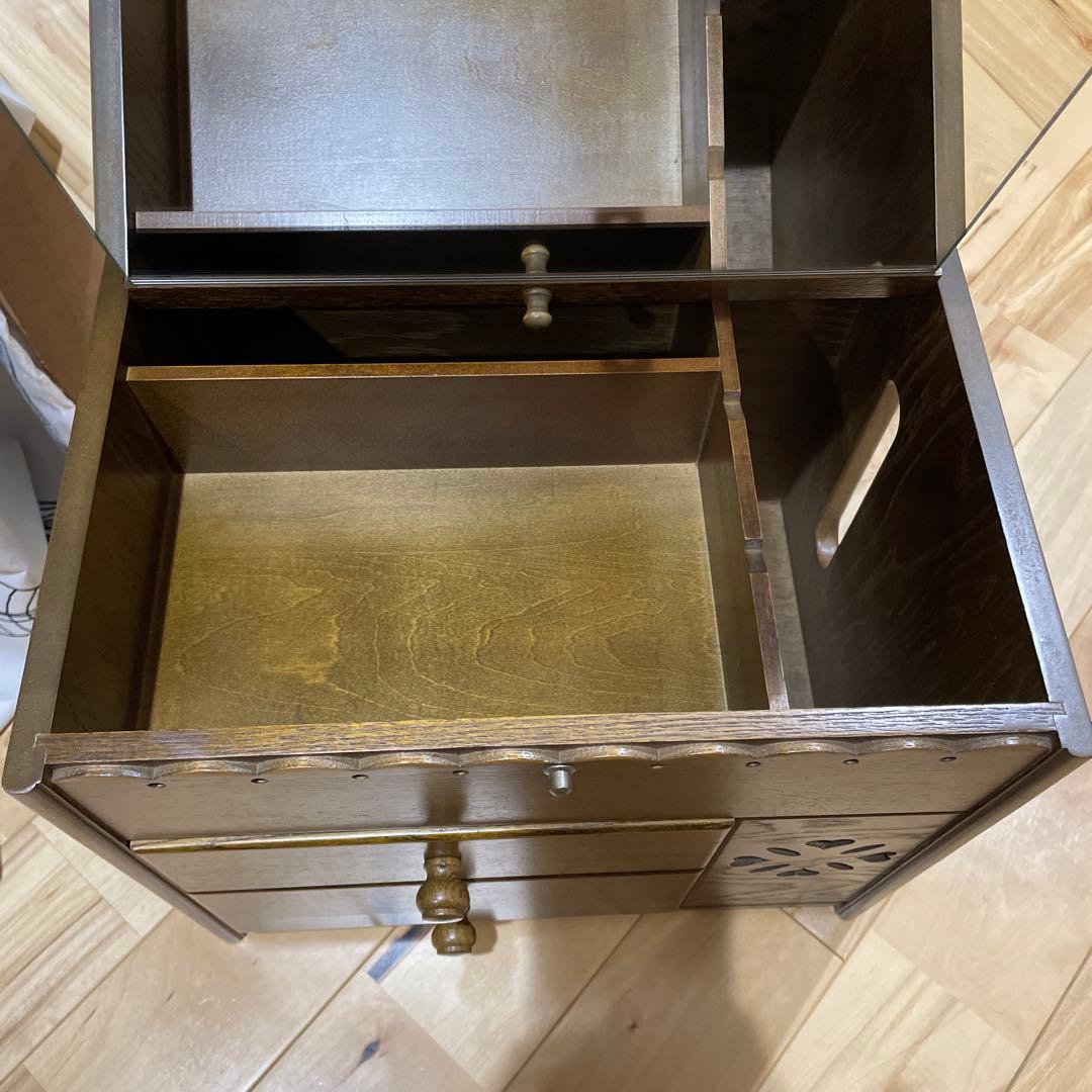 美品　パリ雑貨屋　アンティーク　小物入れ　メイクボックス