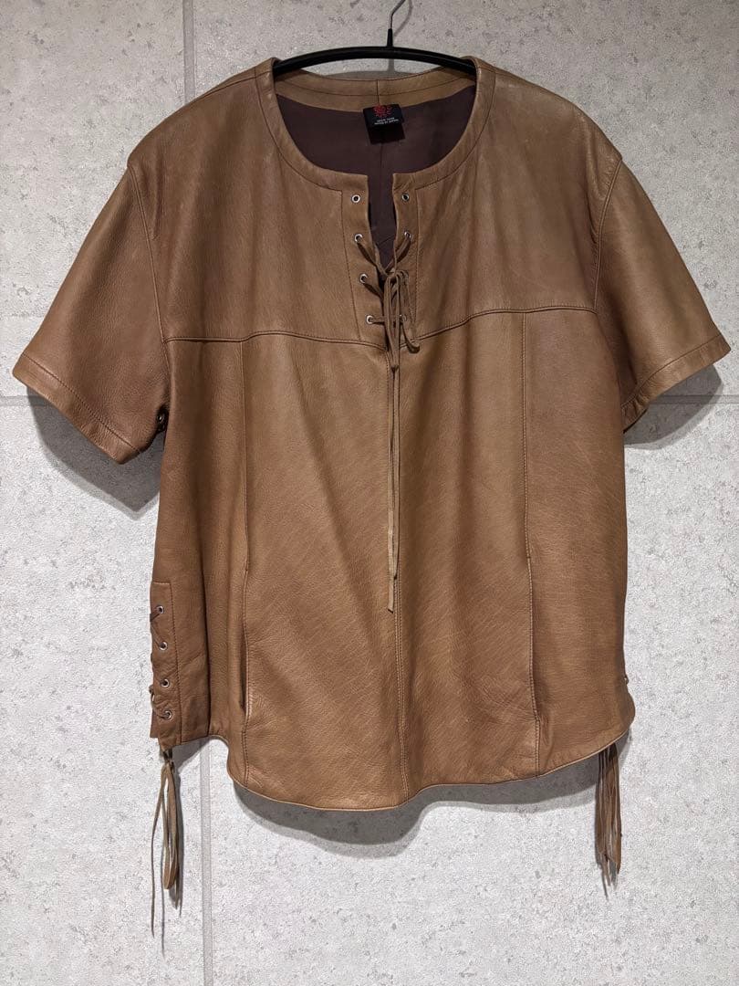 REDMOON レッドムーン DEER SKIN ディアスキン レザーシャツ