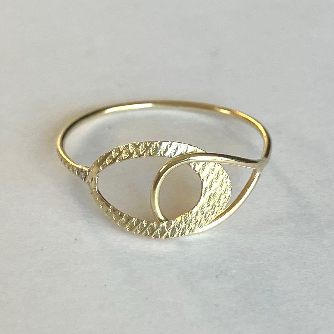 K18 18金　12号　リング　45