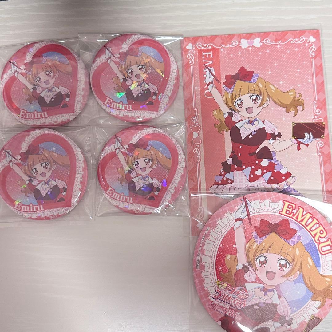 愛崎えみる 缶バッジ ブロマイド コースター スイパラ スイーツパラダイス