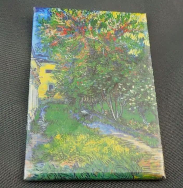 ❌美術館グッズ【7646】　マグネット　サン=レミの療養院の庭（ゴッホ）