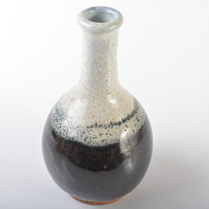 瀬戸焼　古瀬戸　徳利　壷　時代箱付　C　R6594