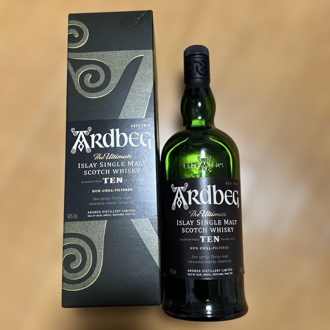 アードベッグ TEN 700ml スコッチウイスキー 酒 シングルモルト 箱付き