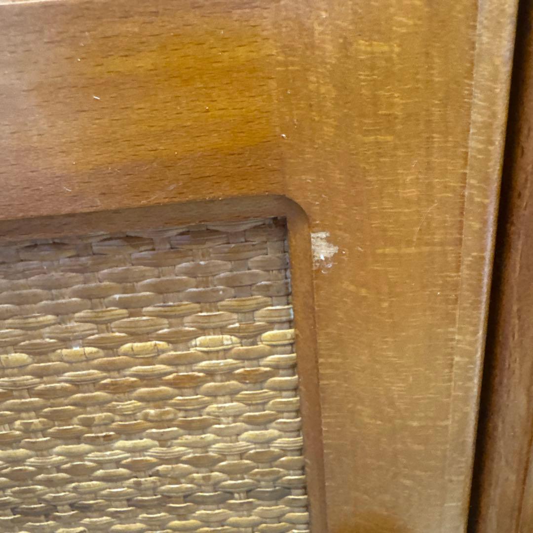 ★処分価格★オールドカリモク　電話台　キャビネット