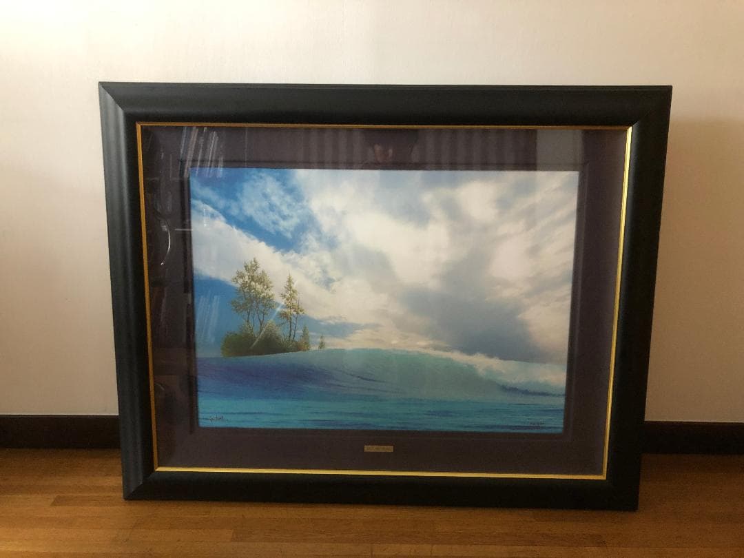 【ルミナート版画】 ケン・ショットウェル 『アイランド・ビヨンド・ザ・ウェイブ』