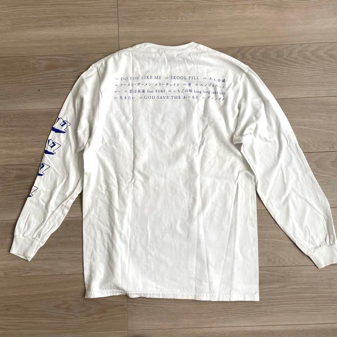 銀杏BOYZ ロンT 白　写真プリント