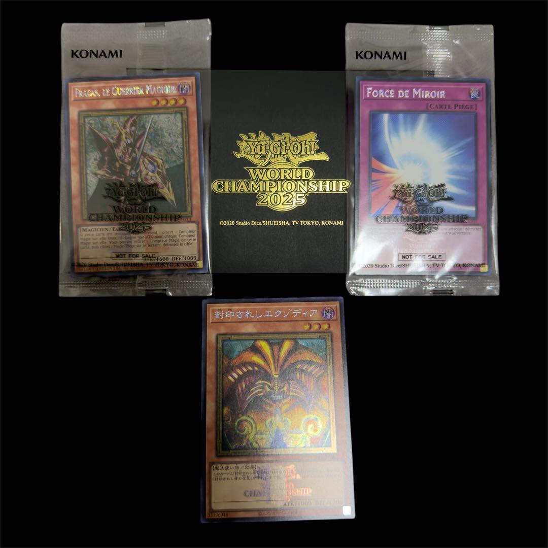 wcs2025 封印されしエクゾディア&魔導戦士ブレイカー未開封 黒封筒付き
