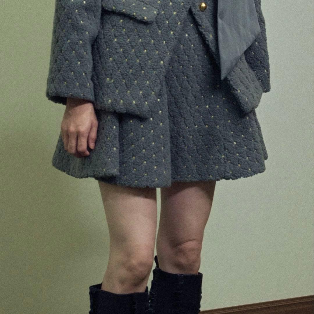 Bibiy新品ODETTE BOA PLEATED SKIRT