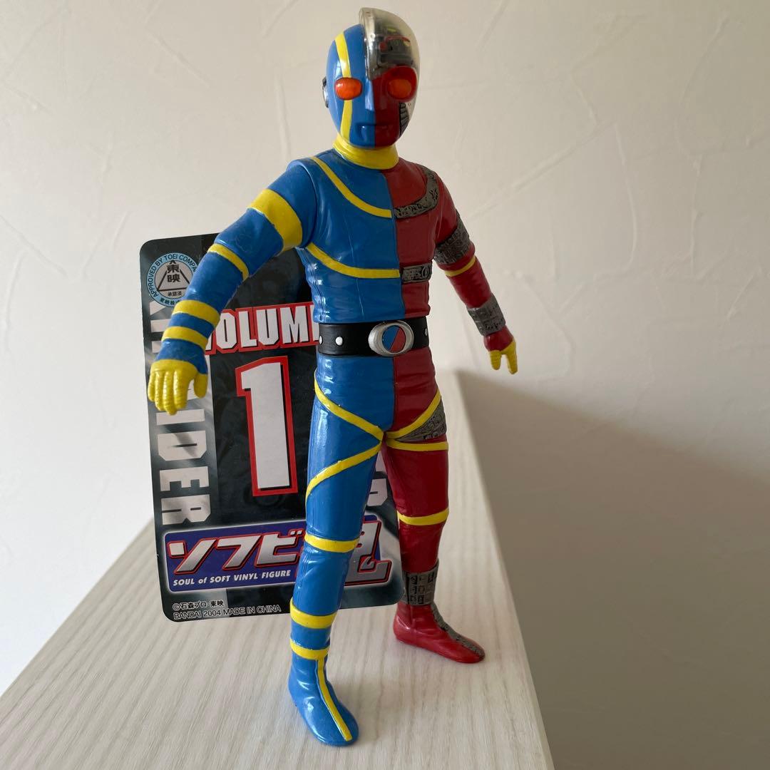 【絶版・美品・タグ付き】ソフビ魂　キカイダーフィギュア６体コンプリートセット