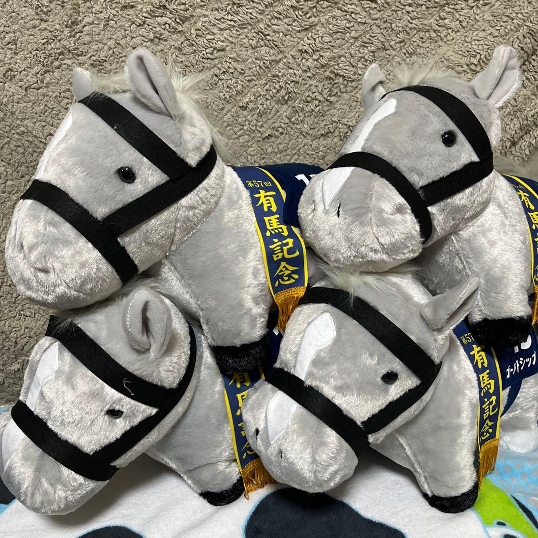 サラブレッドコレクション　ふわふわbigゴールドシップ4個セット