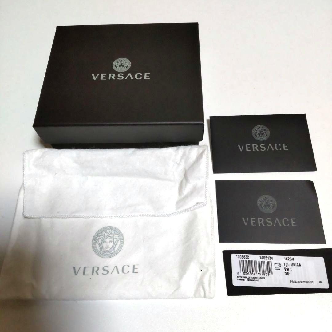 ヴェルサーチ グレカゴッデ 二つ折り財布 【極美品】