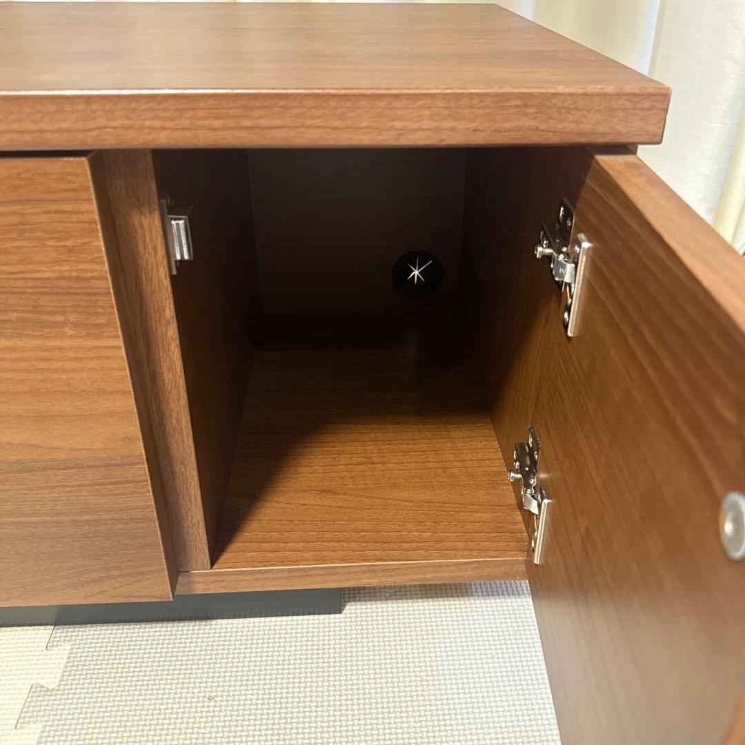 匿名配送　lowya 140cm テレビ台　ウォルナット