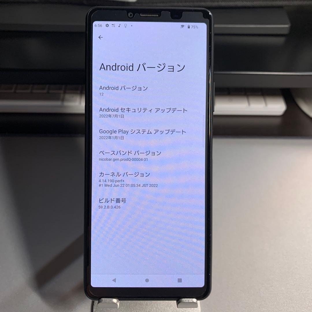 docomo Xperia 10 II SO-41A ブラックスマートフォン本体