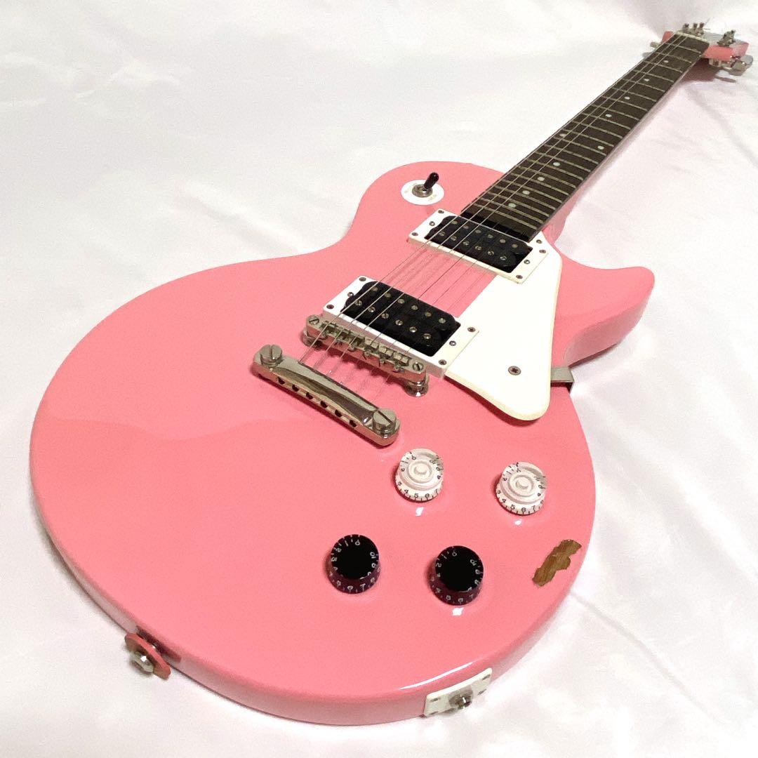 エピフォン レスポール100 ピンク エレキギター 限定品 稀少