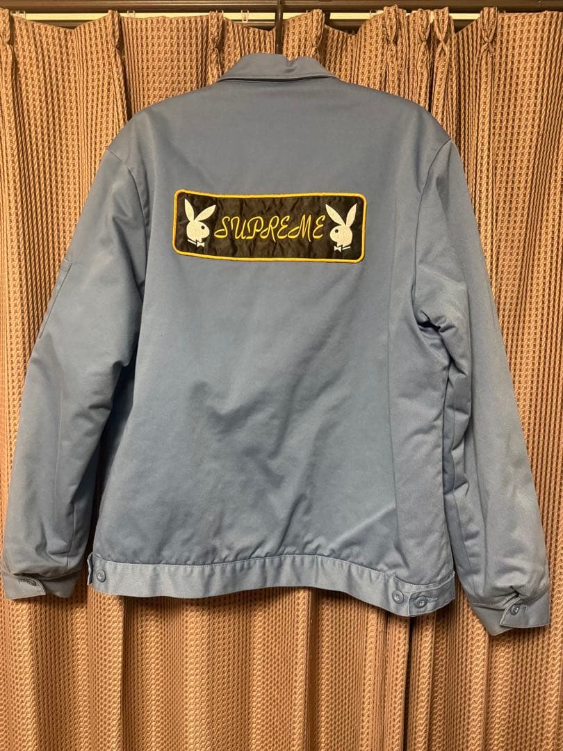 Supreme Playboyロゴ ジャケット 青