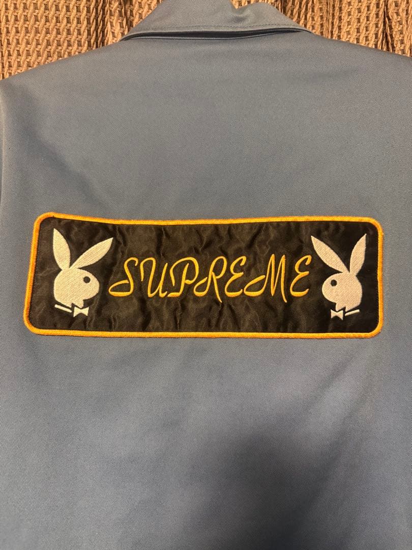 Supreme Playboyロゴ ジャケット 青
