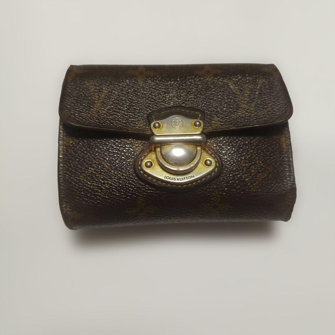 LOUIS VUITTON 三つ折り財布 ブラウン