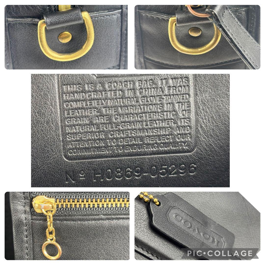 ✨美品希少 オールドコーチ 05296 2wayビジネスバッグ グラブタンレザー