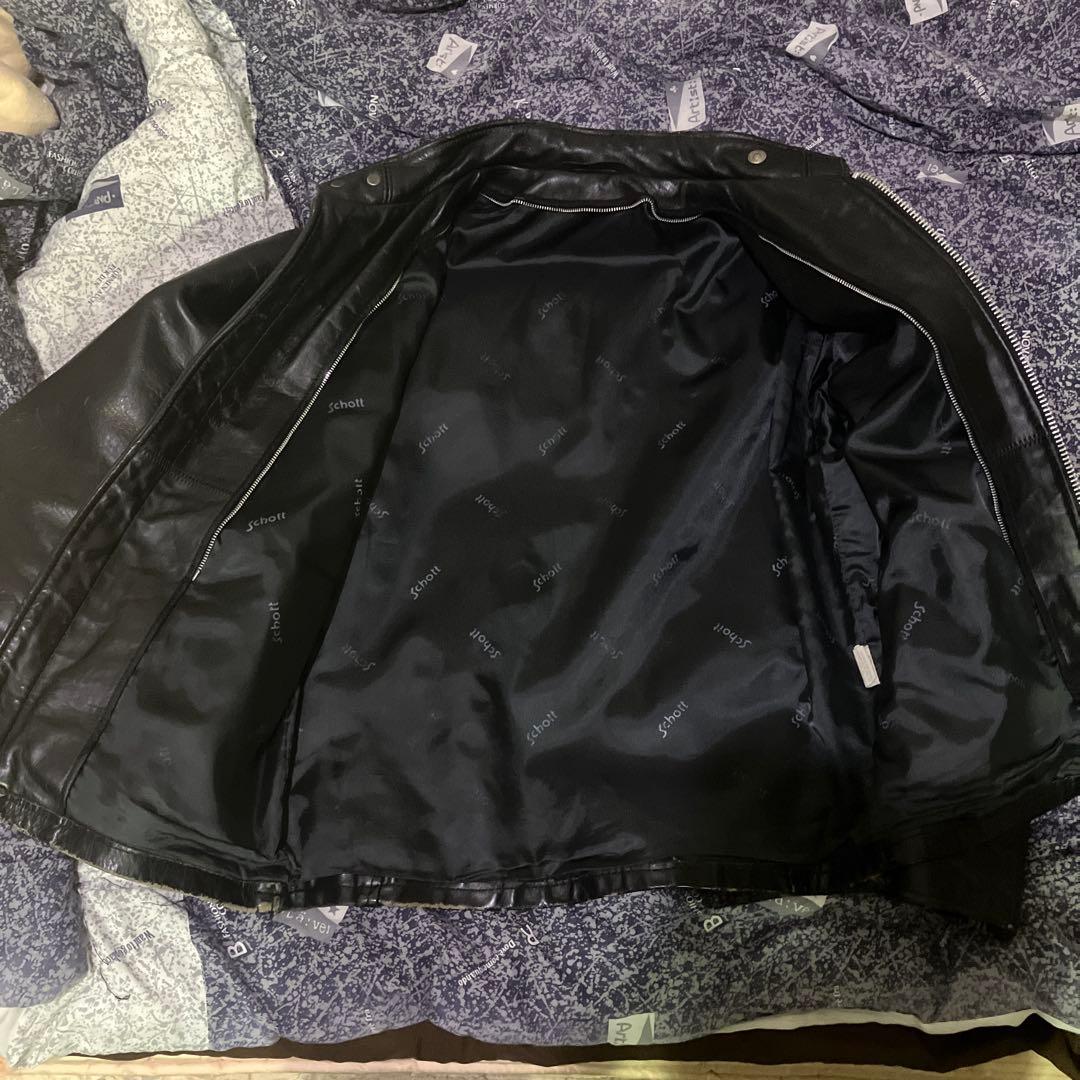 schott 641 シングルライダースジャケット　40 ショット641