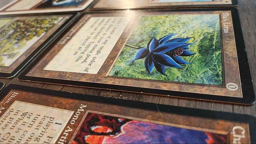 大判カード Black Lotus Serra Angel等 合計６枚 MTG