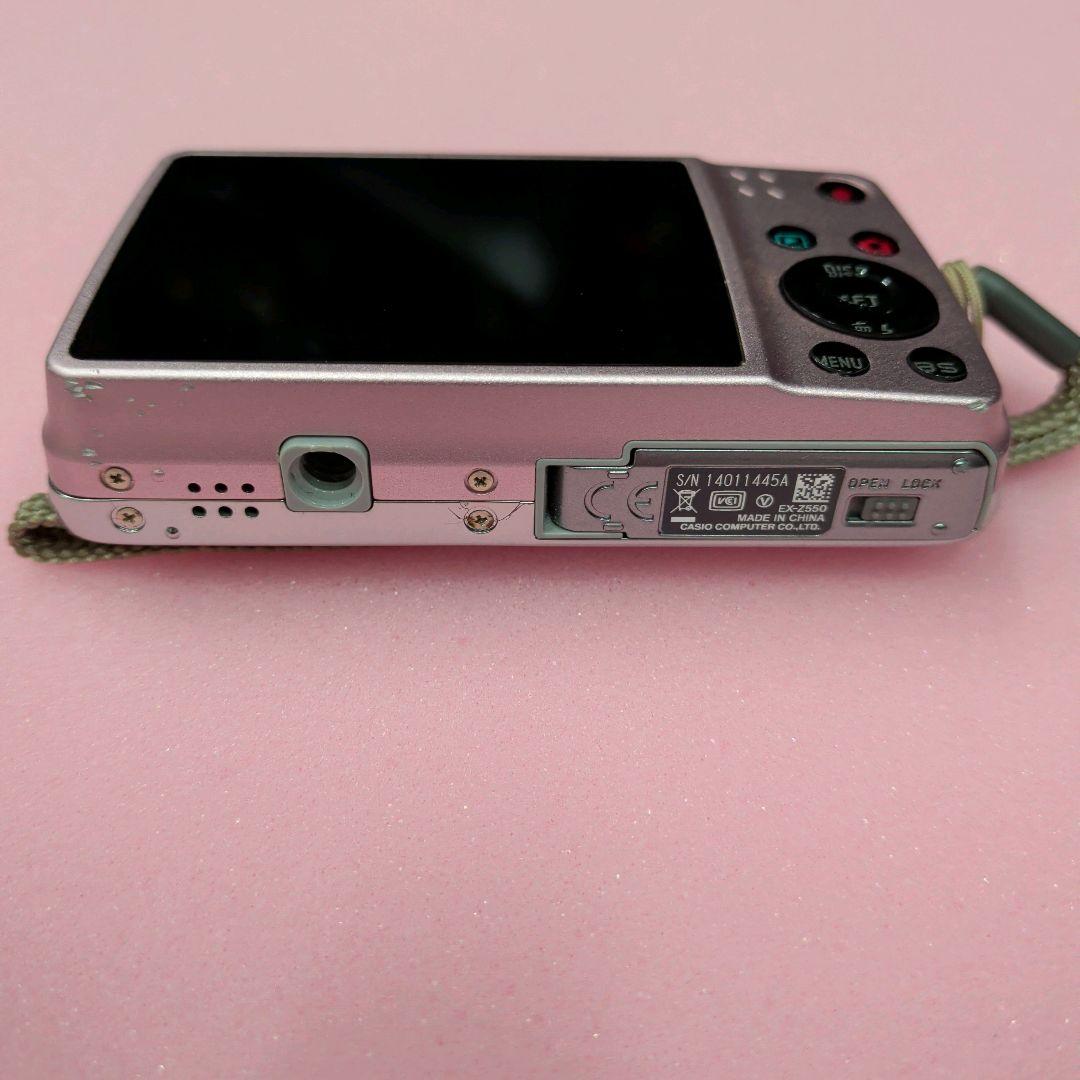 【美品】CASIO EXILIM EX-Z550 ピンク デジカメ 動作確認済み