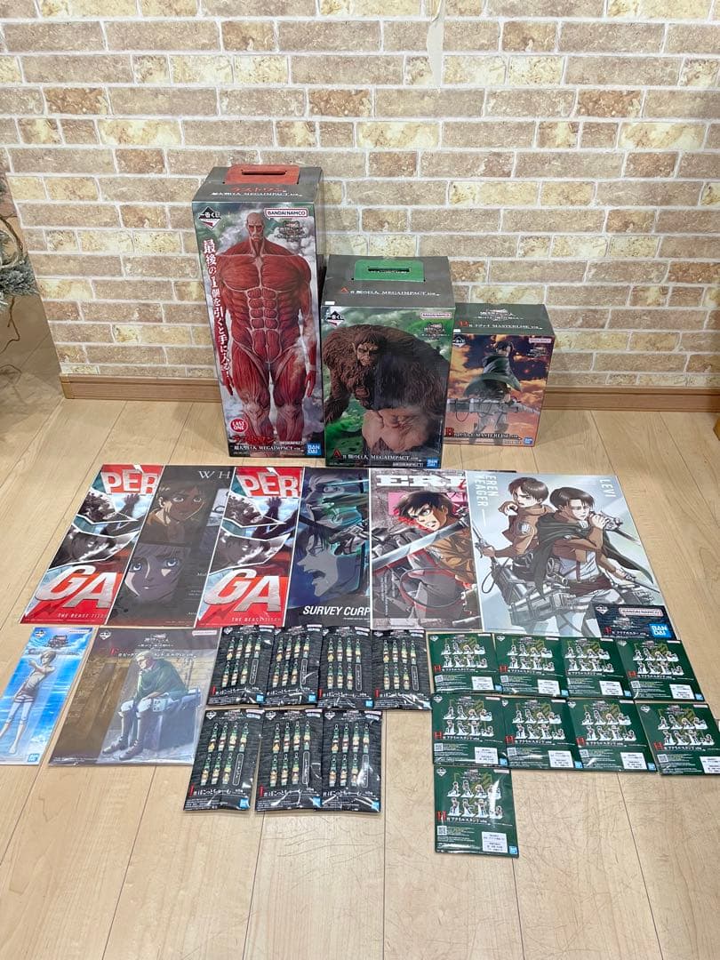 進撃の巨人　一番くじ　ラストワン賞　A賞　B賞　C賞　E賞　おまけ付き