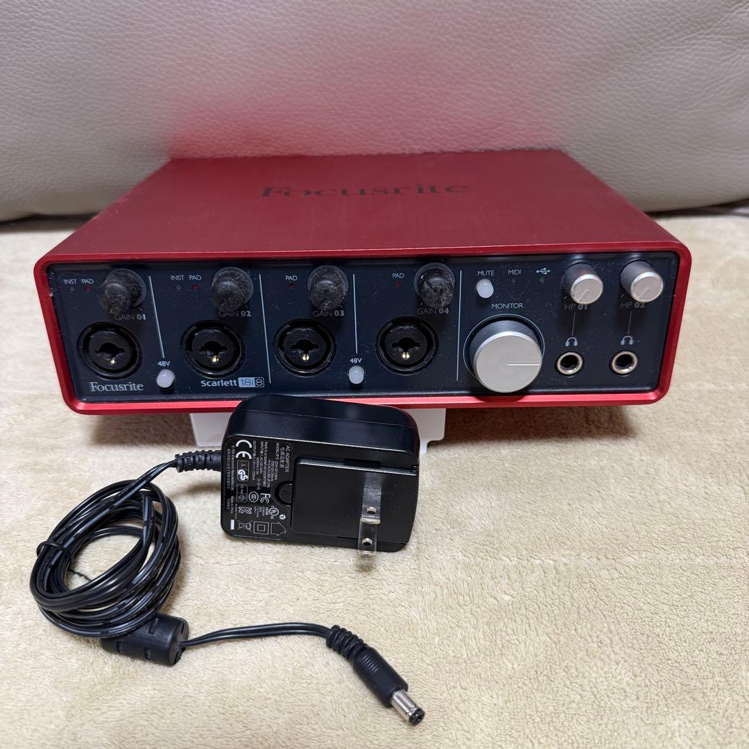 こう　Focusrite Scarlett 18i8 オーディオIF