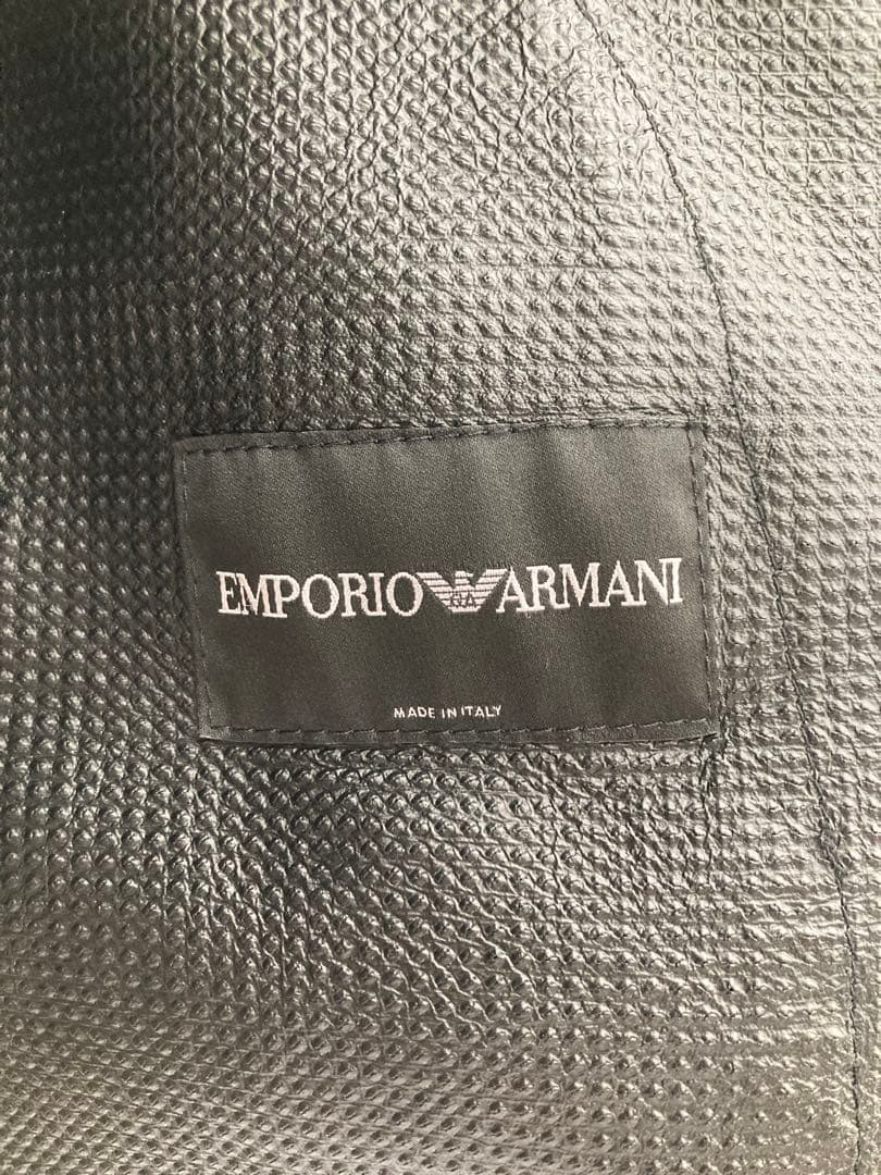 ARMANI エンポリ ライダース ラムレザー
