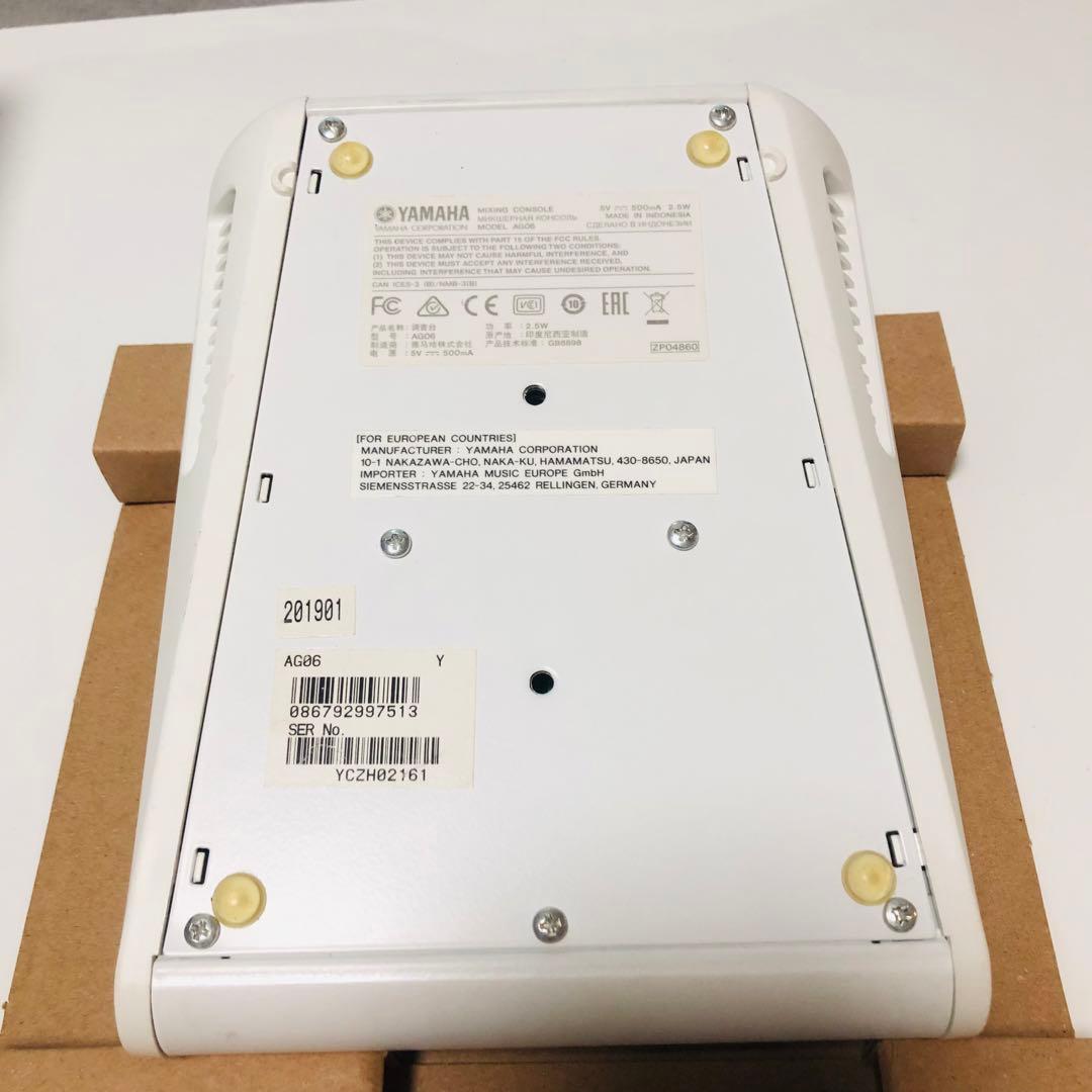 YAMAHA AG06 オーディオインターフェース　（iPhone対応）
