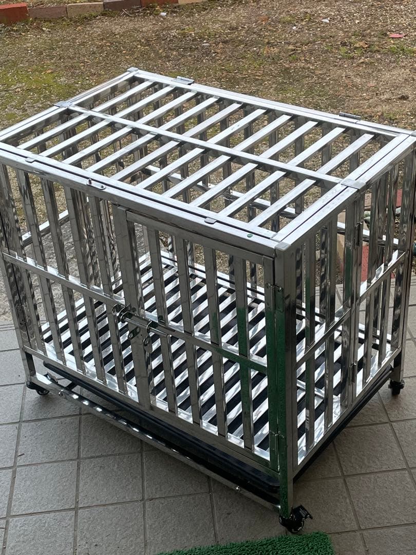 大型犬用ステンレスケージ