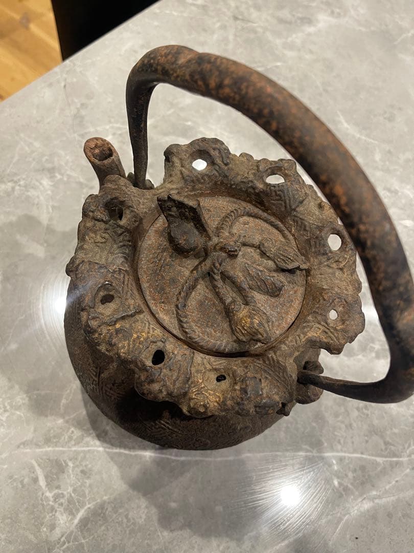 茶道具鉄瓶　上田照房