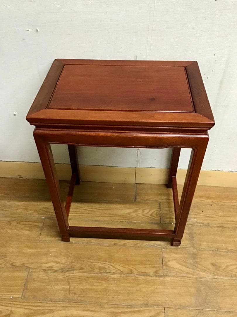 管293☆中国民芸家具☆花梨☆ネストテーブル