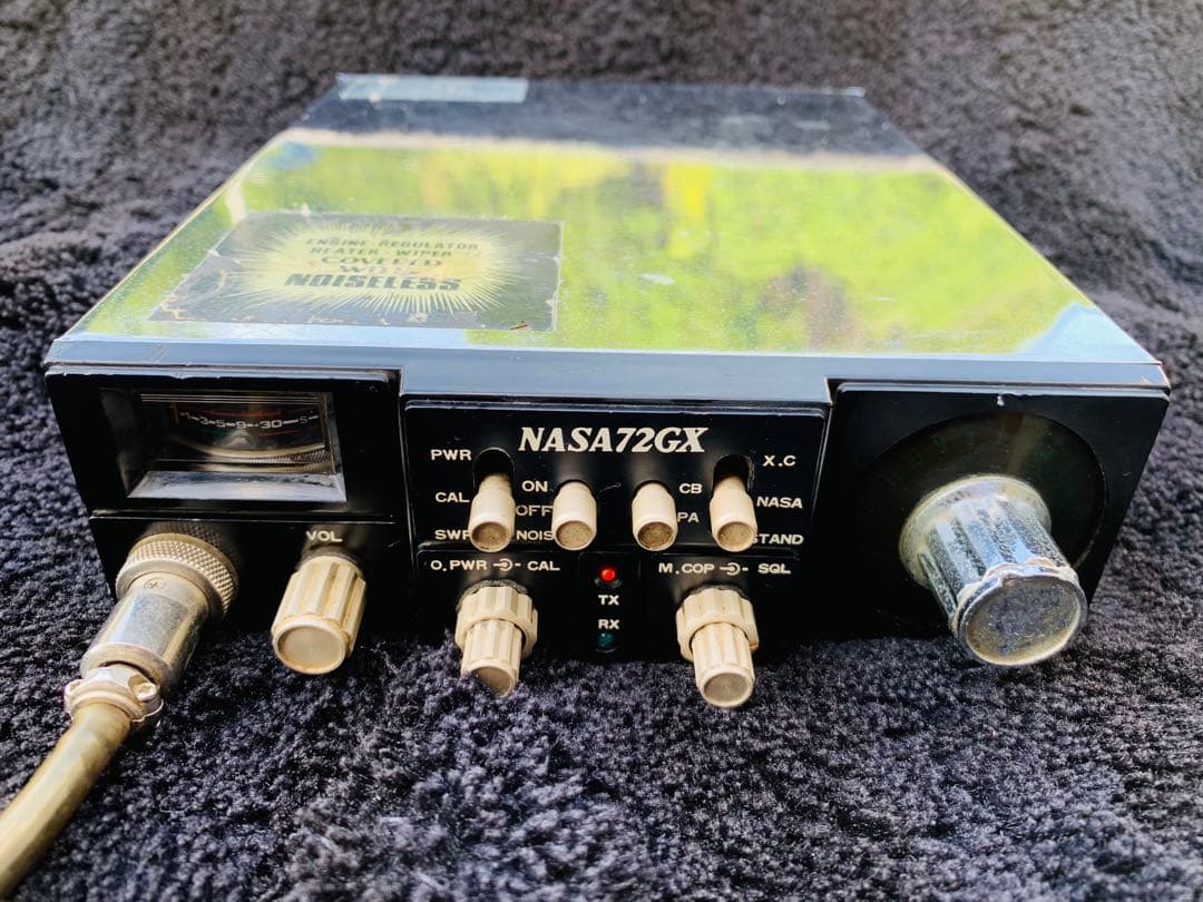 NASA 72GX CB無線 ナサ NASA 無線機 メッキ オマケ付 Used